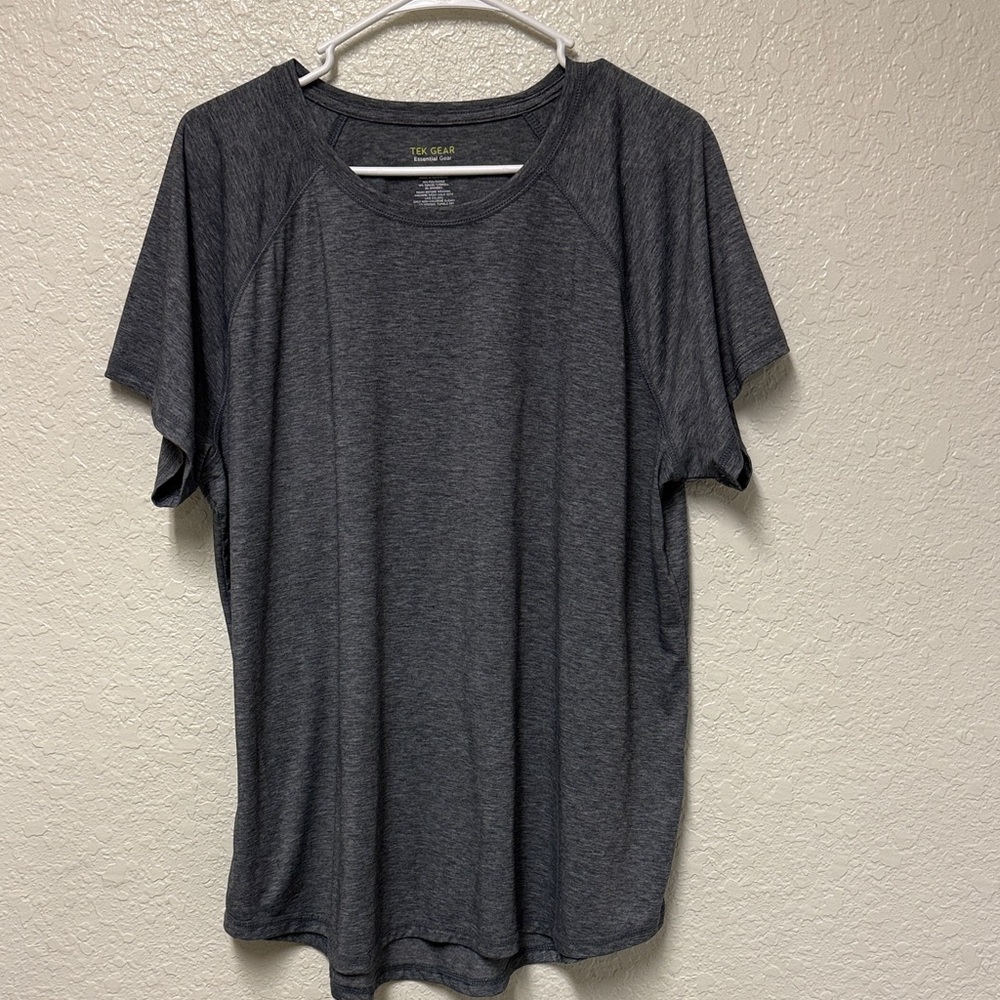TEK GEAR Charcoal Short Sleeve Tee Size XXL